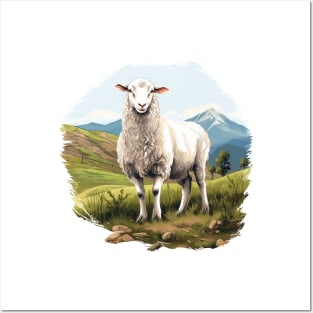 White Sheep Posters and Art